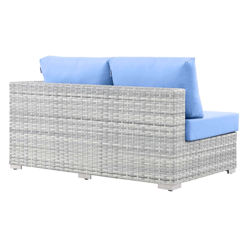 Rattan Wicker Loveseat Sofa N867