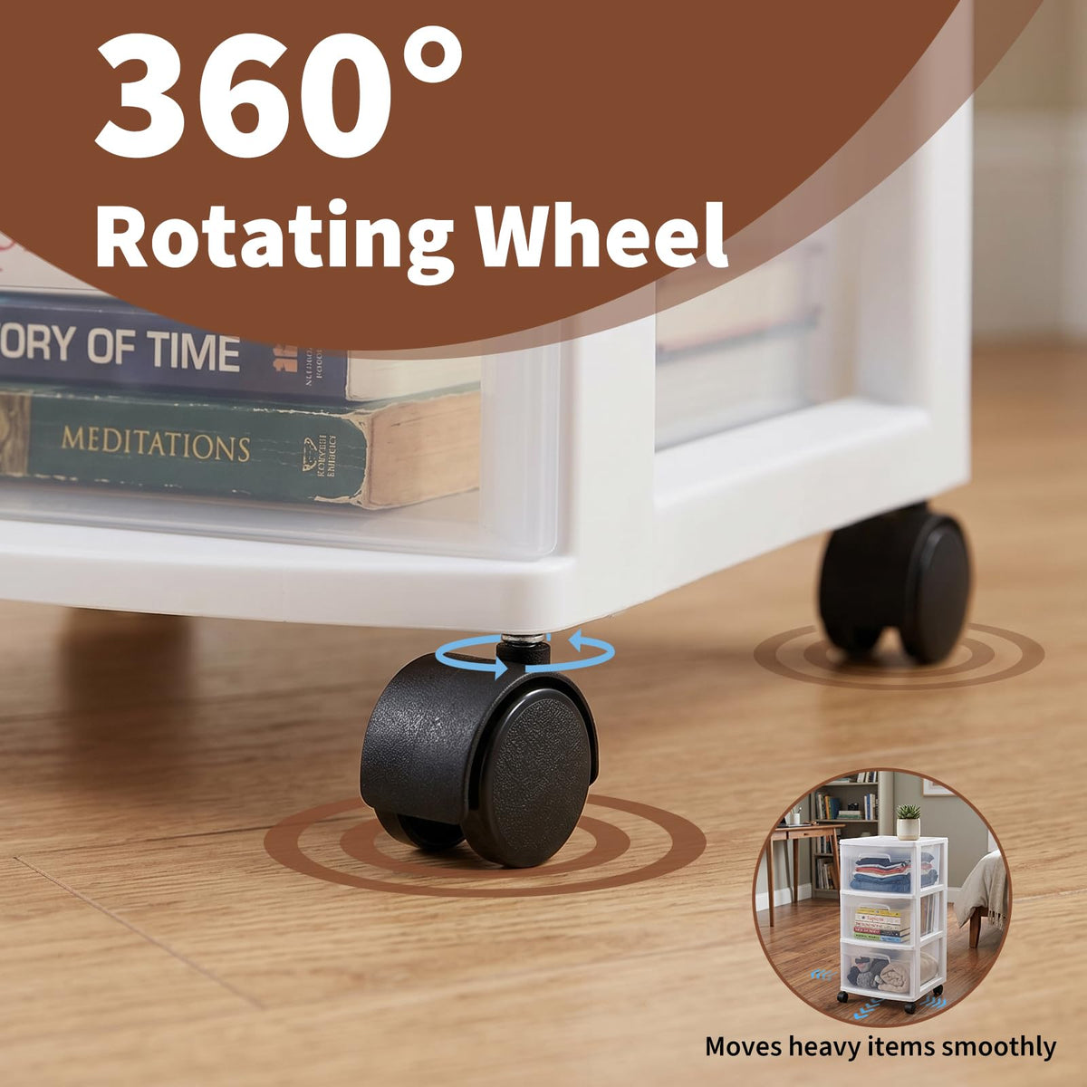 Swivel Caster Wheels 4-Pack H7768