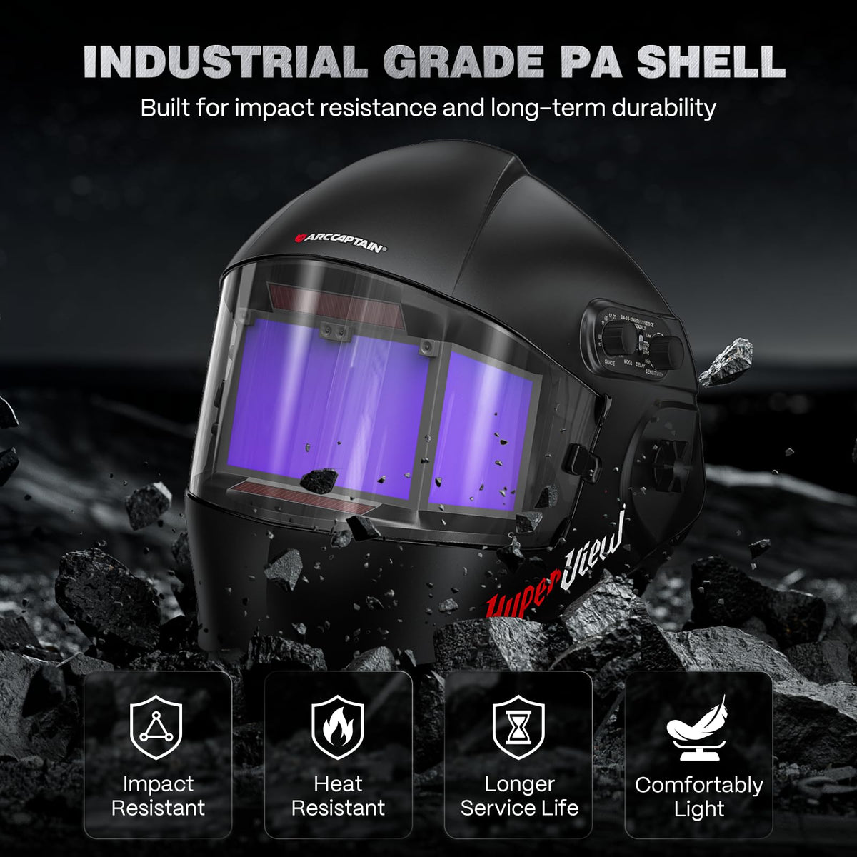 Auto Darkening Welding Helmet B373