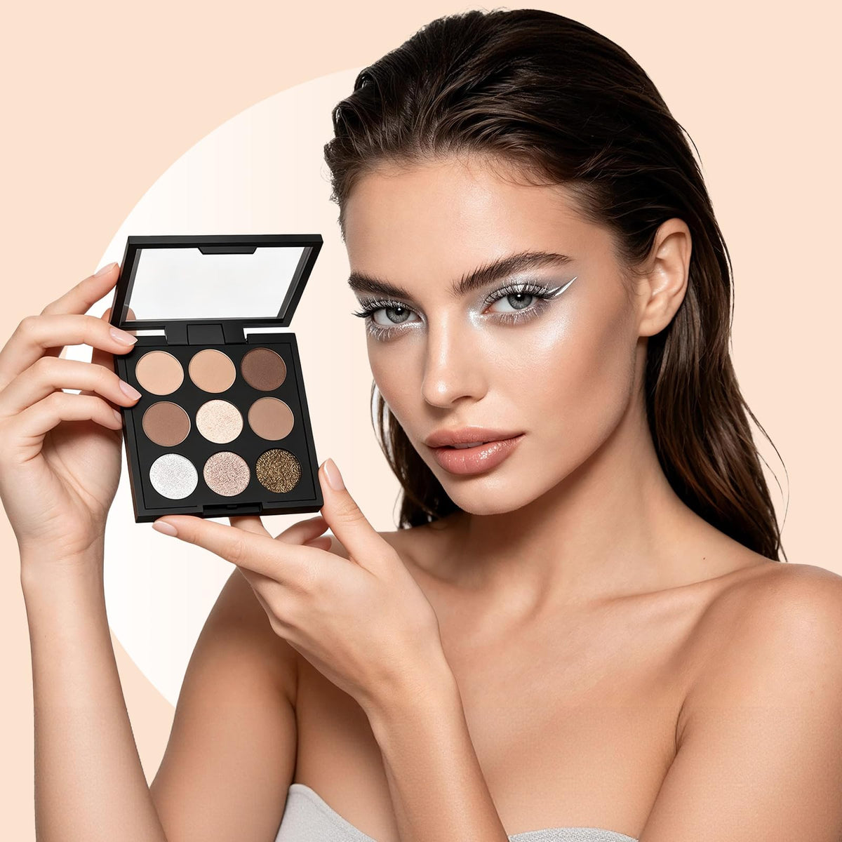 Neutral Eyeshadow Palette 9 Colors X451
