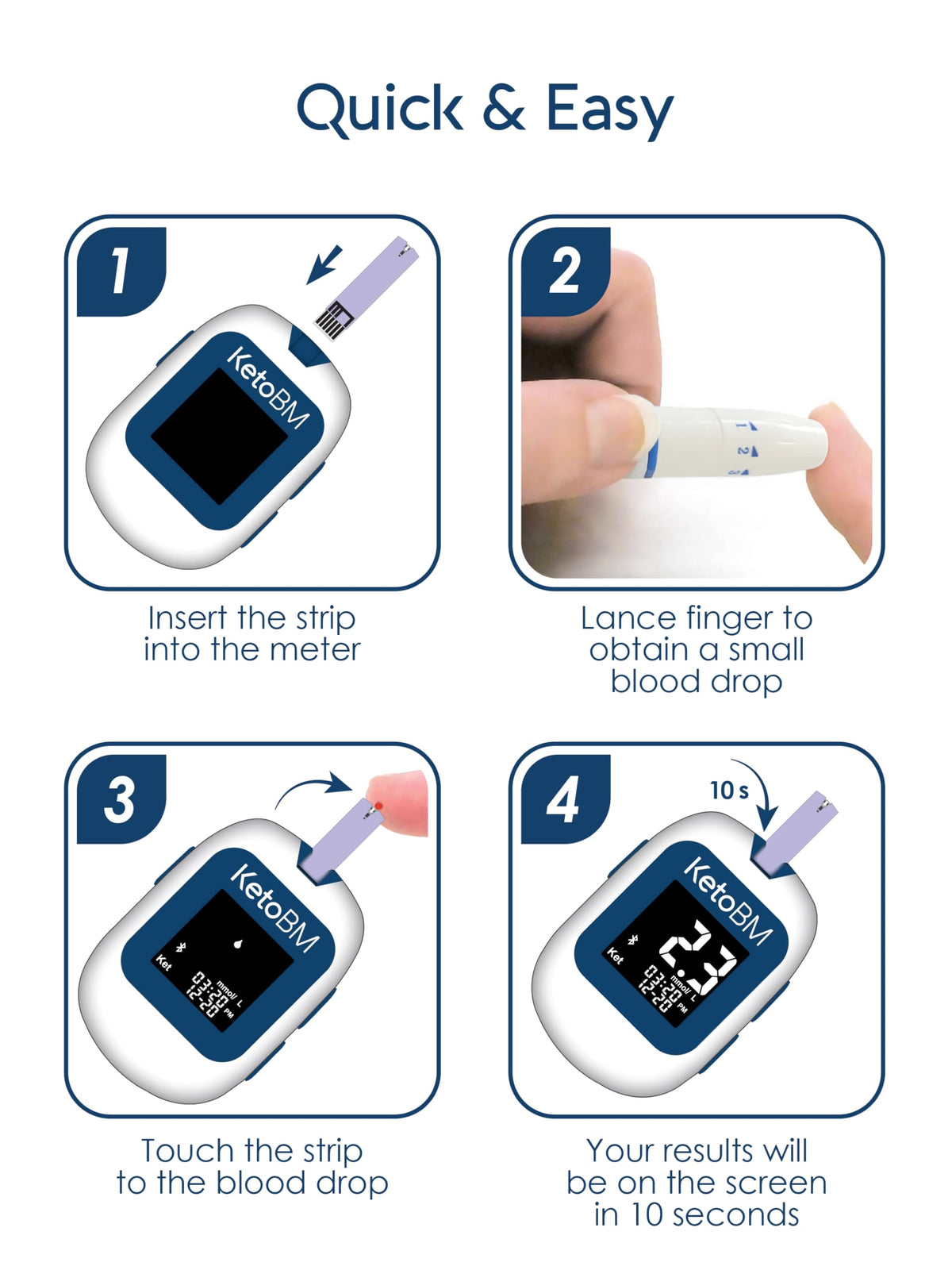 Blood Glucose & Ketone Monitoring System Starter Kit B2418