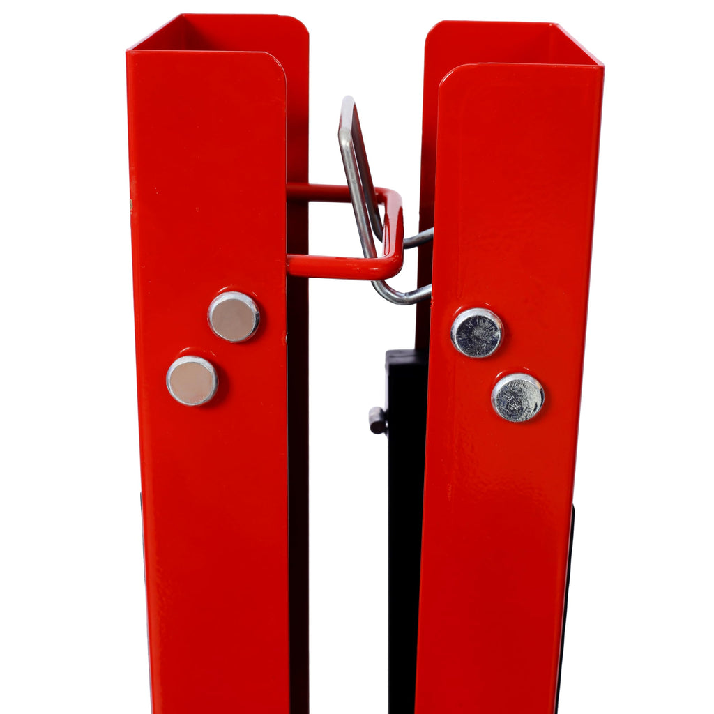 Black and Yellow Steel Folding Sawhorse Set 2-Pack F6171
