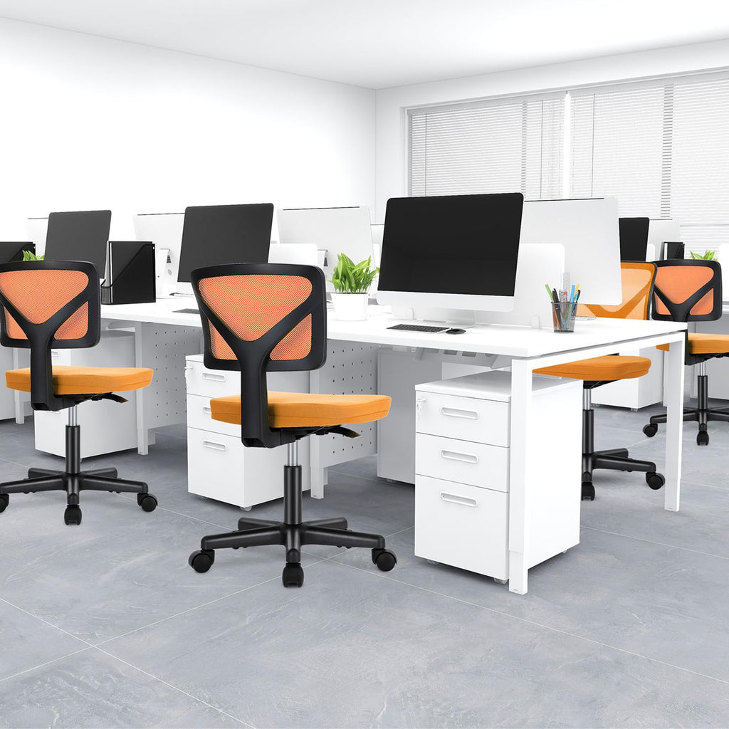 Armless Mesh Office Chairs I277