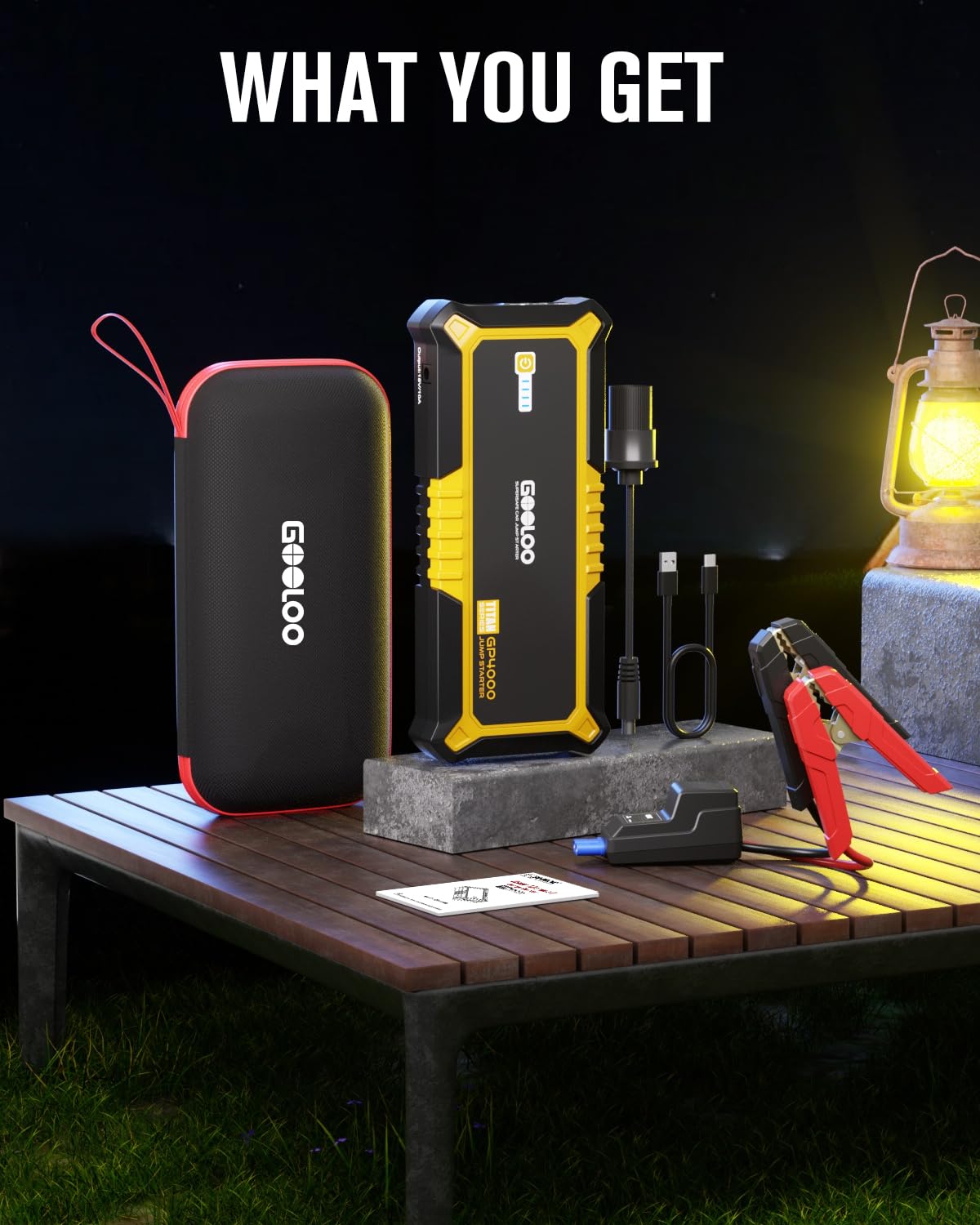4000A 12V Portable Car Battery Jump Starter B63126