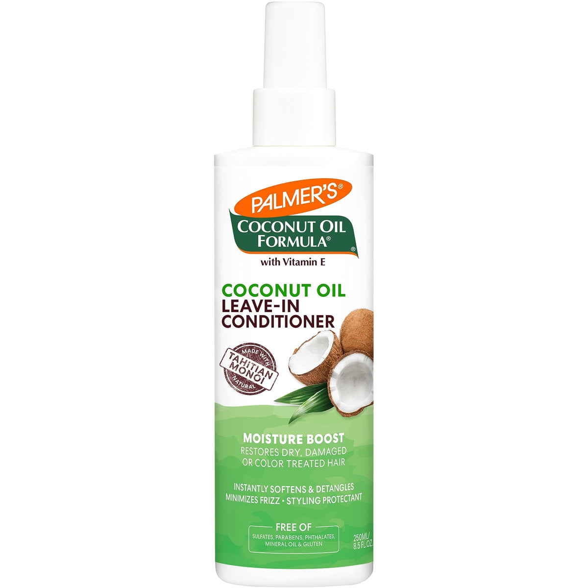Coconut Oil Leave-In Conditioner Spray 8.5 Oz D456
