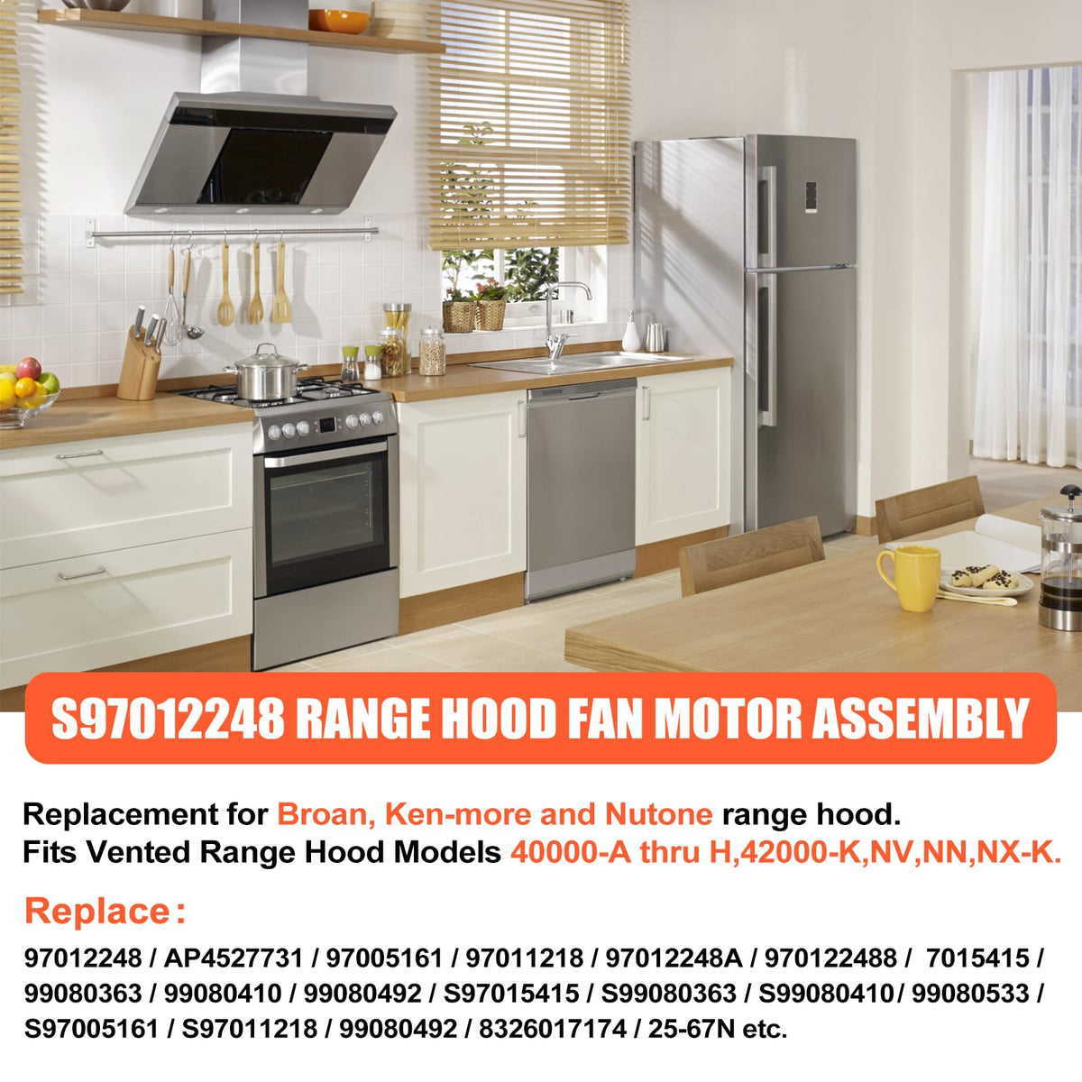 Range Hood Fan Motor M485