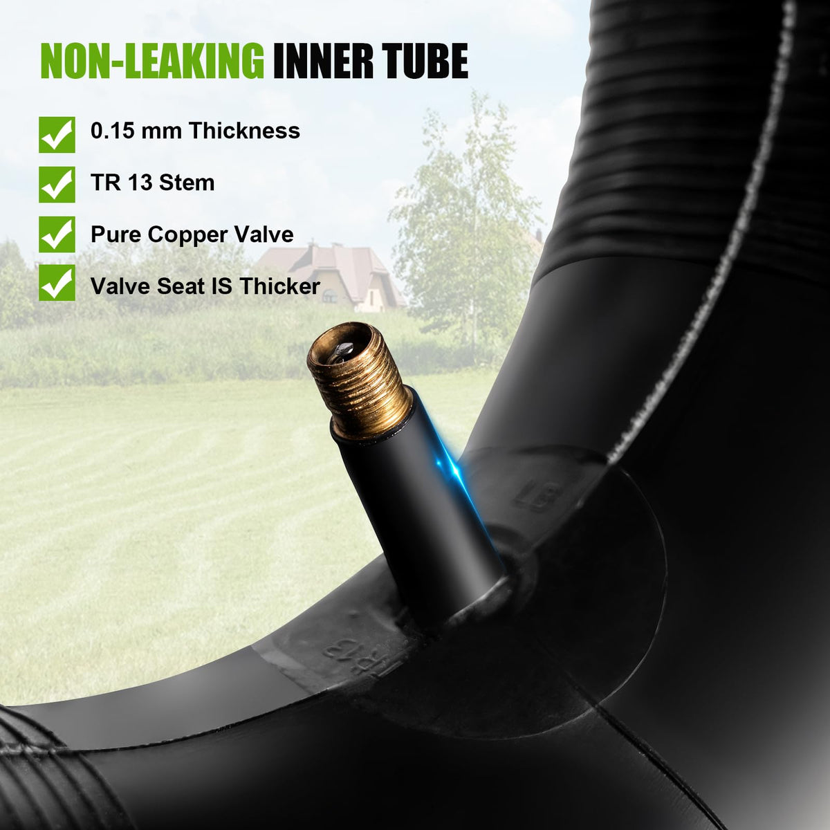 15x6.00-6 Lawn Mower Tire and Inner Tube 2PCS U527552