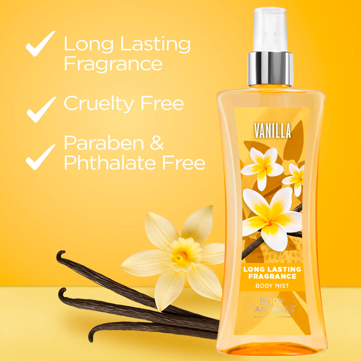 Vanilla Body Spray 8 fl oz (Pack of 2) K30595