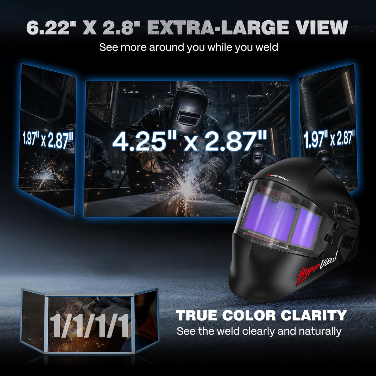 Auto Darkening Welding Helmet B373