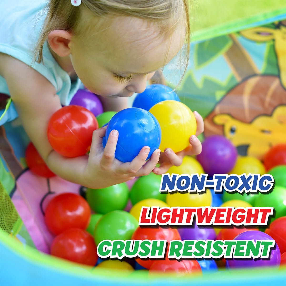 100 Count Multi Colored Play Balls E87879