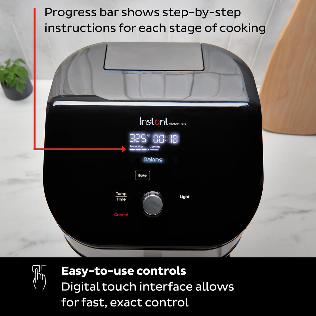 6 Qt 6-in-1 Air Fryer, Black O20459