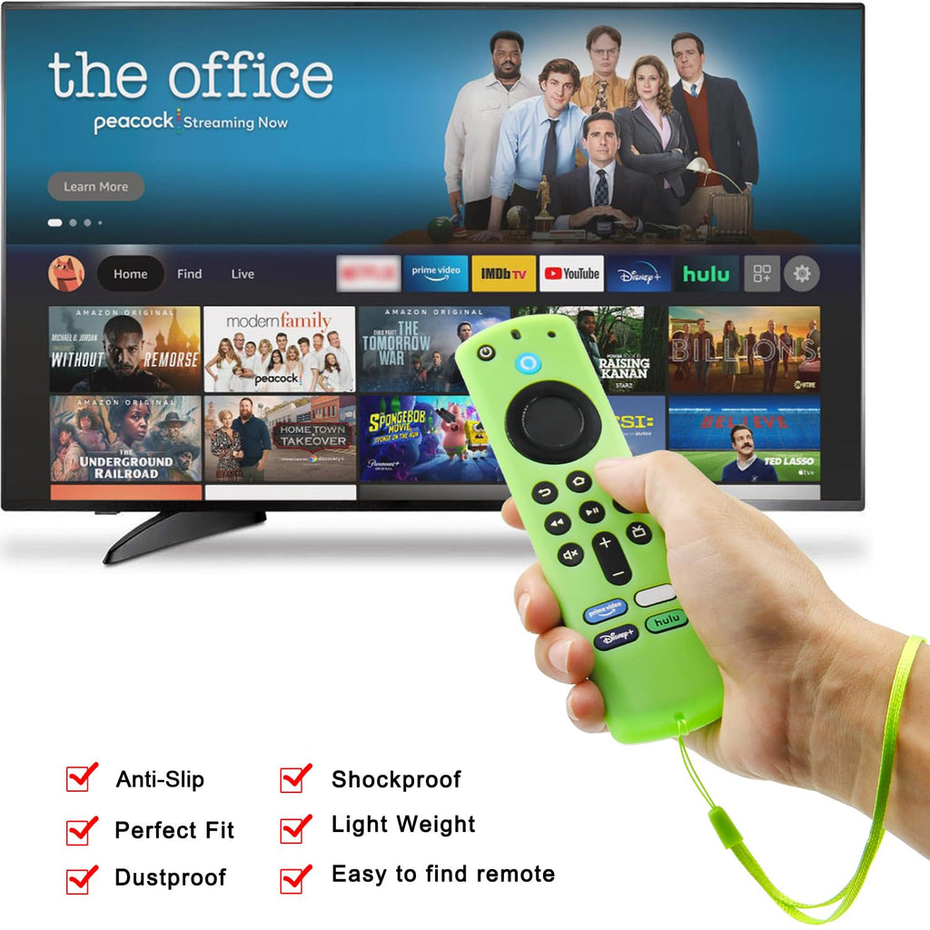 Silicone Remote Covers 3pcs Glow Green Blue Red A206270