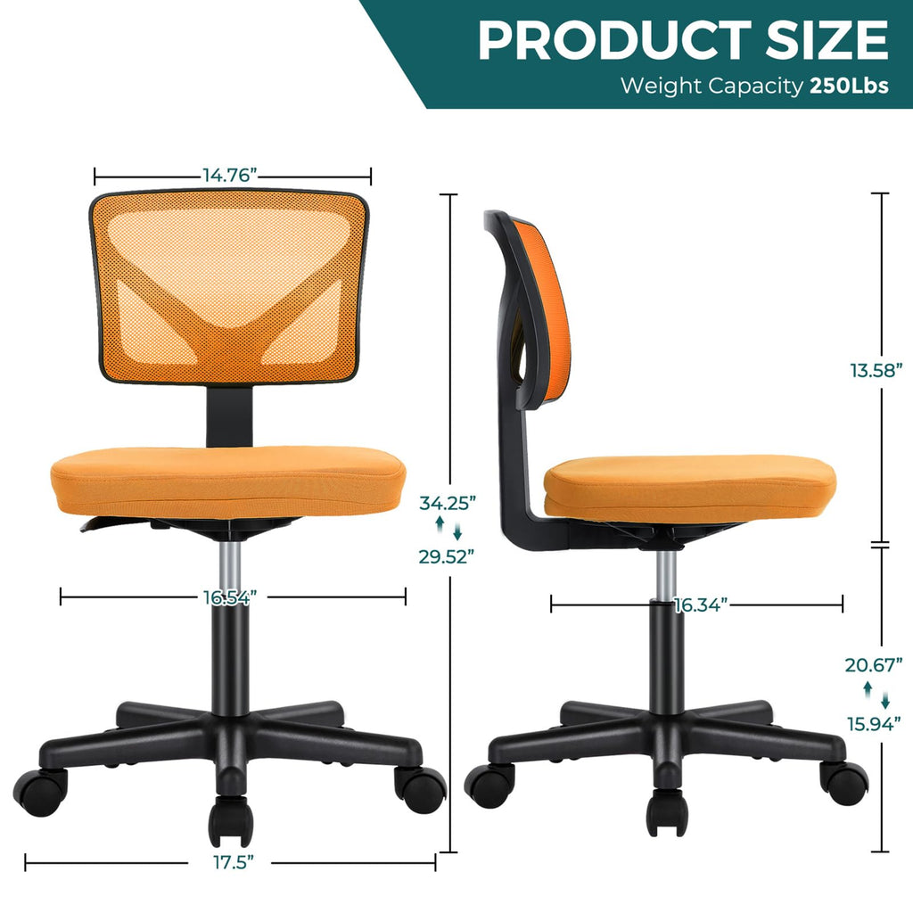 Armless Mesh Office Chairs I277