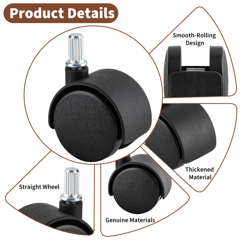 Swivel Caster Wheels 4-Pack H7768