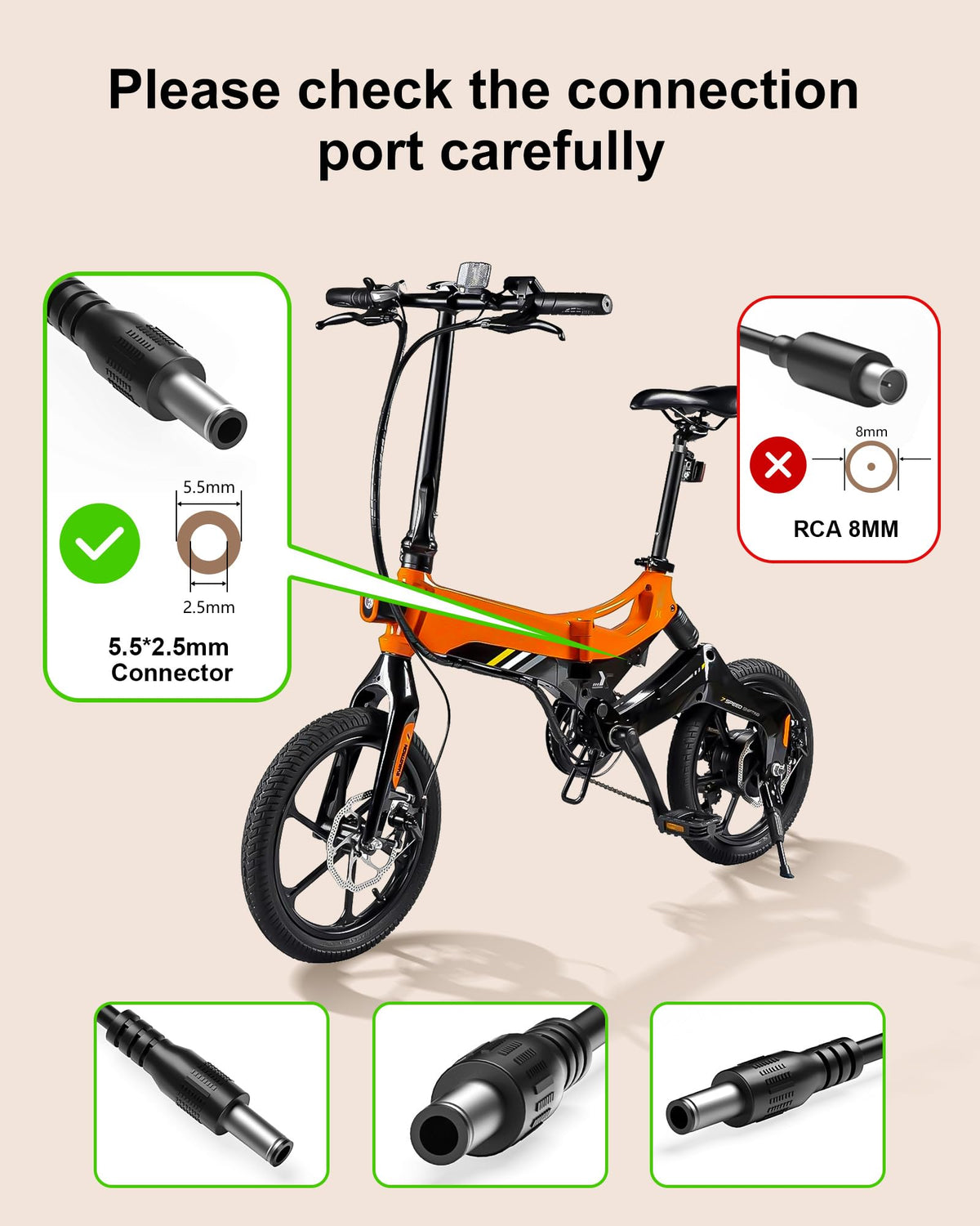 42V Electric Bike Charger O8520