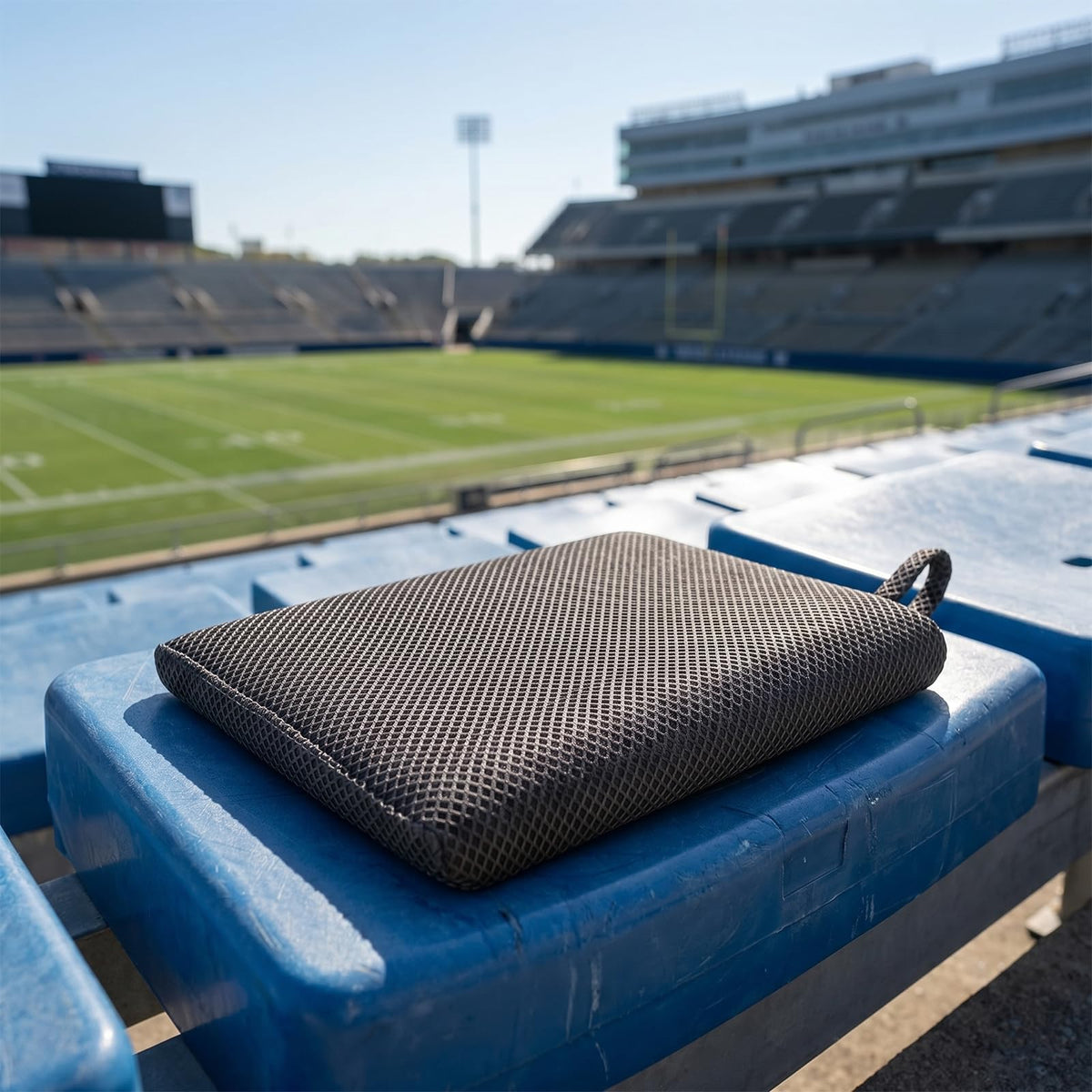 Portable Extra Thick Stadium Seat Cushion 2 Pack Gray M487