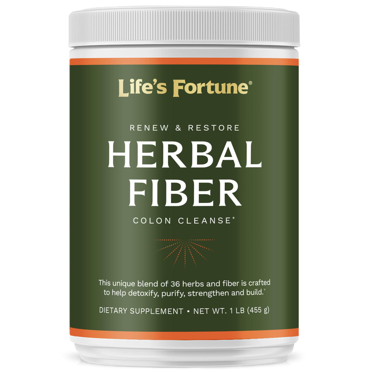 Herbal Fiber Colon Cleanse Powder with Psyllium Husk 1 lb S949
