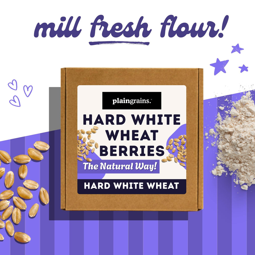 5.5 LB Dry Hard White Wheat Berries Whole Grain R23541
