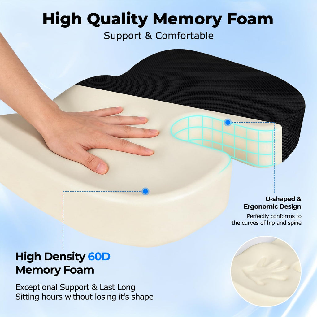 Breathable Mesh 18x14x3 inches Stadium Seat Cushions L75881