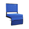 Blue Padded Folding Stadium Seats with Back Support S545877