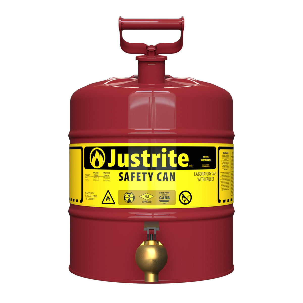 Galvanized Steel Laboratory Safety Can L9620