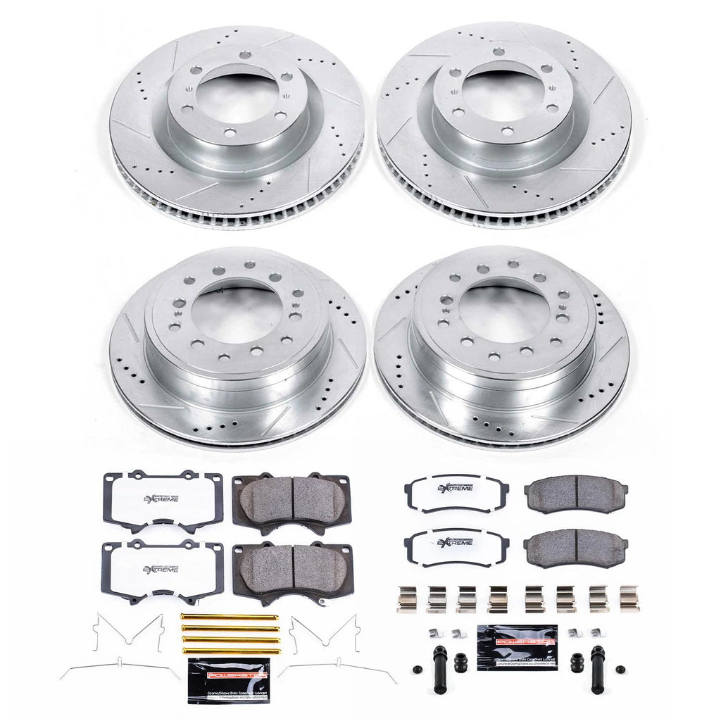 Brake Pad & Rotor Kit Front & Rear H598077