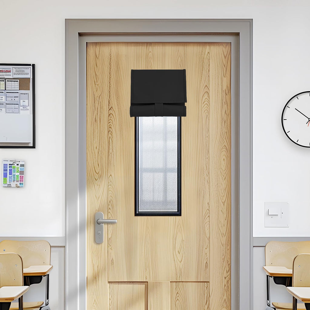 Black Classroom Door Window Cover K29760