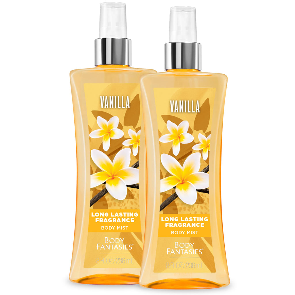 Vanilla Body Spray 8 fl oz (Pack of 2) K30595