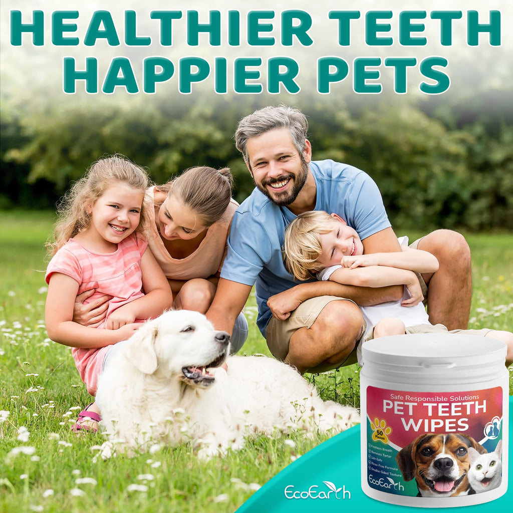 Teeth Cleaning Wipes for Dogs and Cats, 50 pc P447