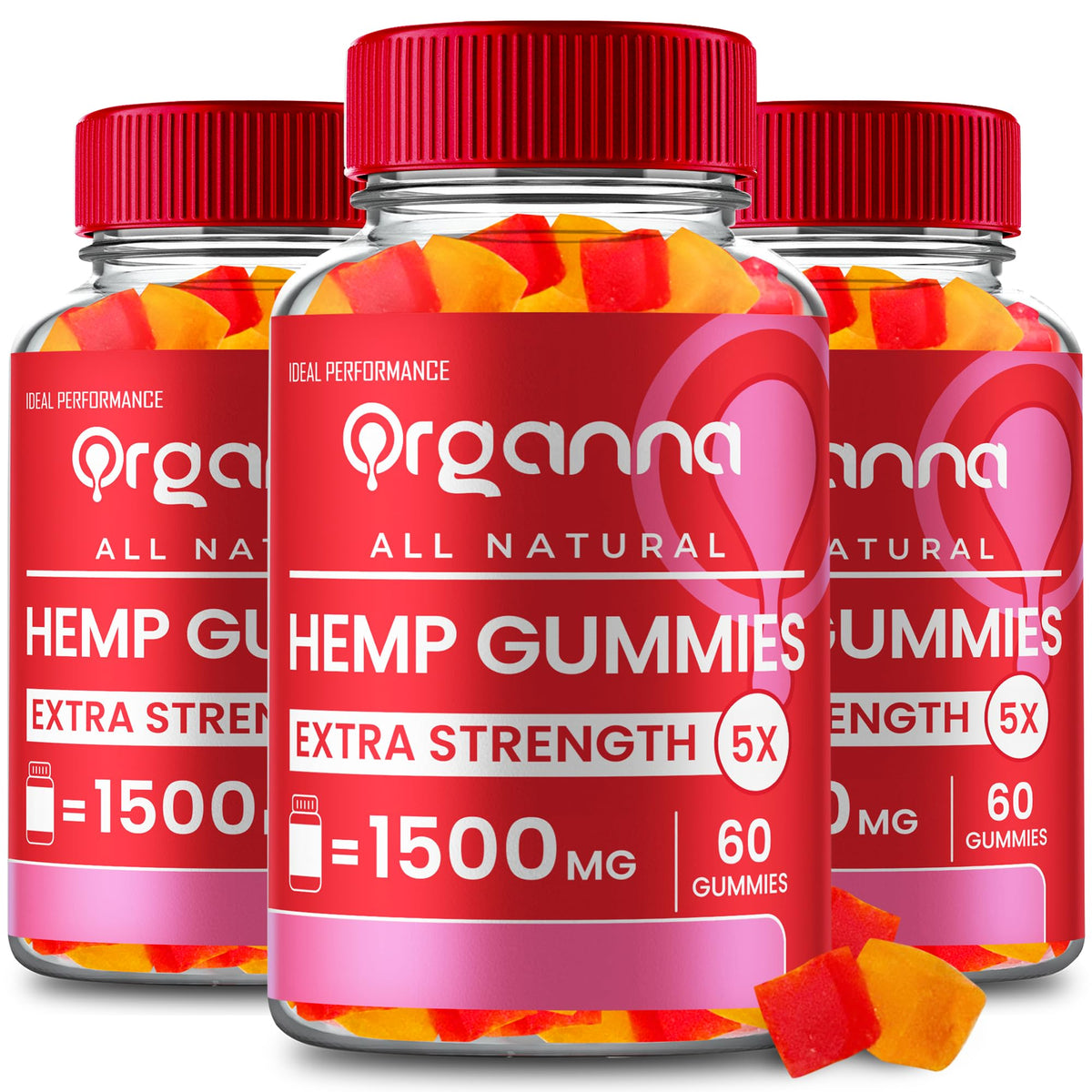 All Natural Full Spectrum Gummies 3 Pack Y2742