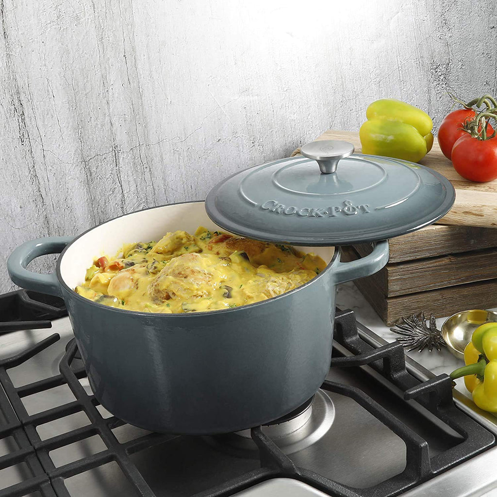 7-Quart Enameled Cast Iron Dutch Oven with Lid L905