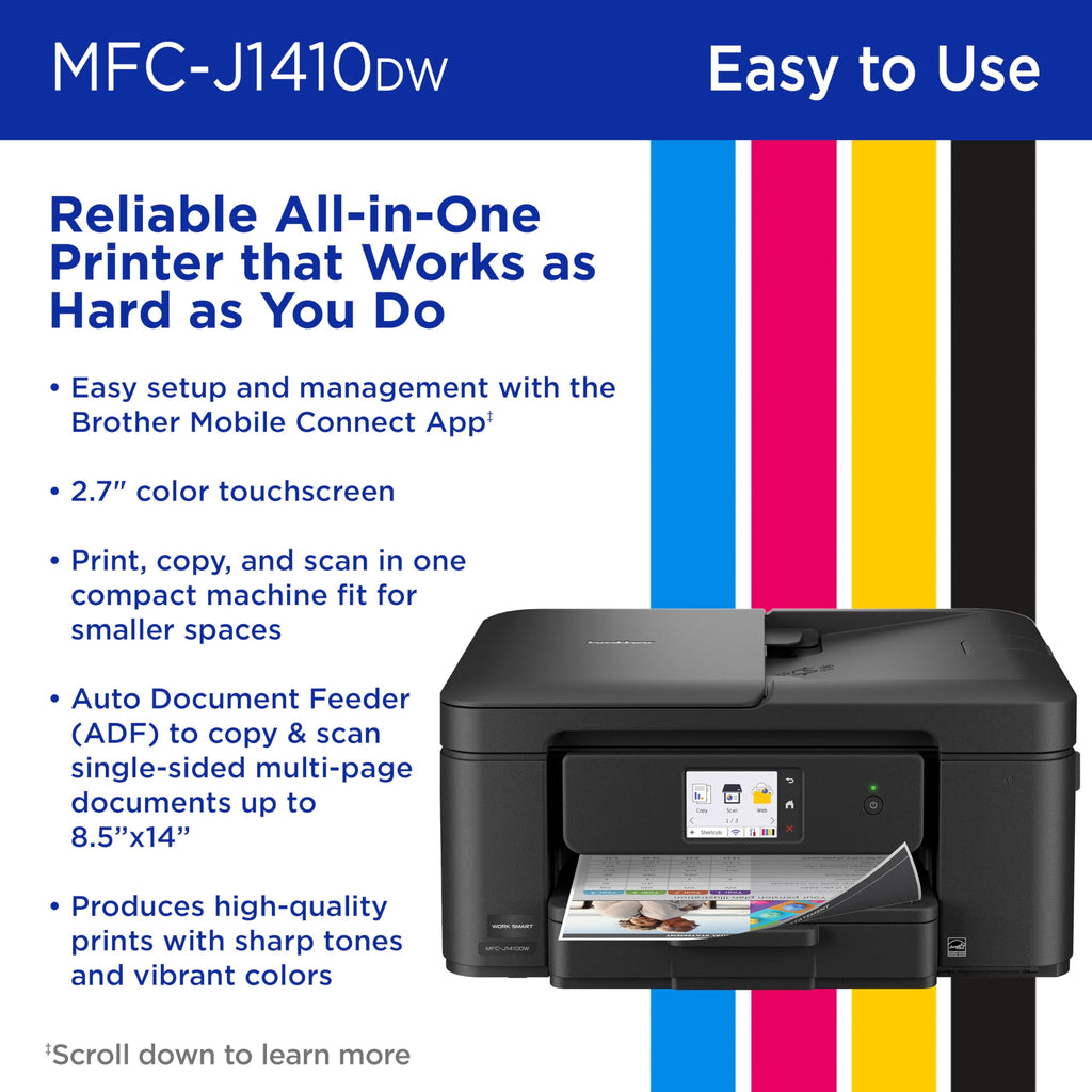 Wireless Color Inkjet All-in-One Printer with Touchscreen and Automatic Duplex Printing T440