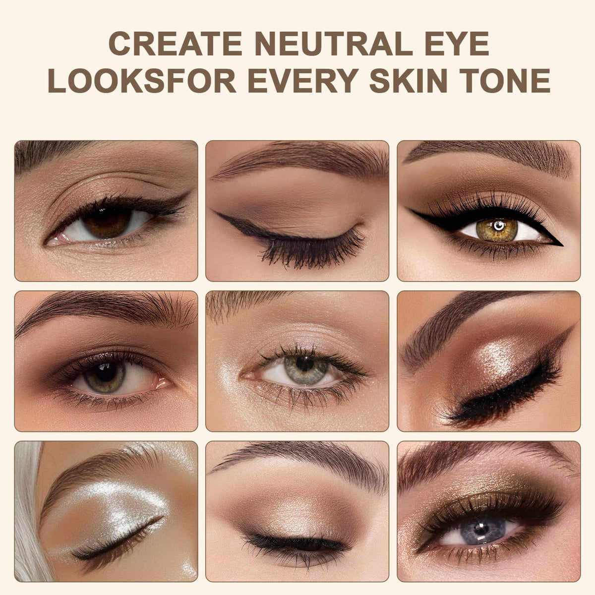 Neutral Eyeshadow Palette 9 Colors X451