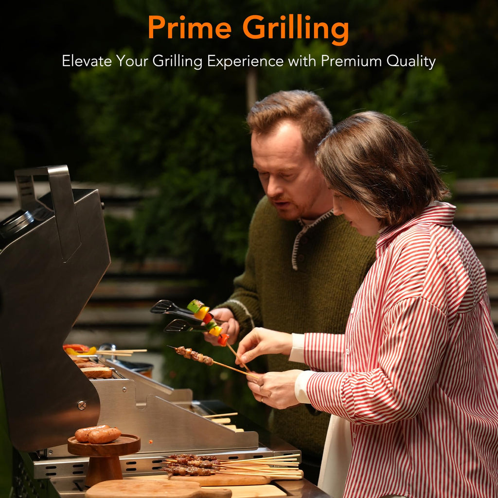 Heavy-duty SUS304 Stainless Steel 6-Burner Propane Gas Grill N786