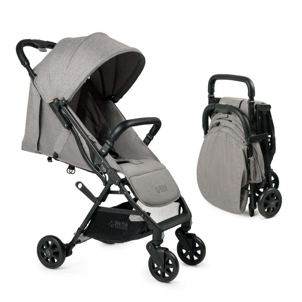 Lightweight Compact Travel Stroller with Canopy, Storage Basket & Recline X1717