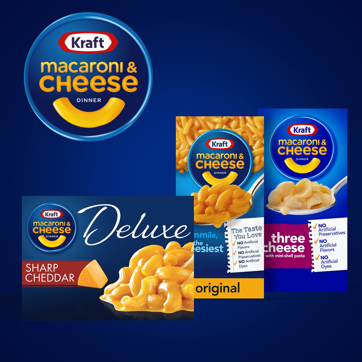 Macaroni & Cheese Sharp Cheddar 14-Ounce Boxes Pack of 12 F14319