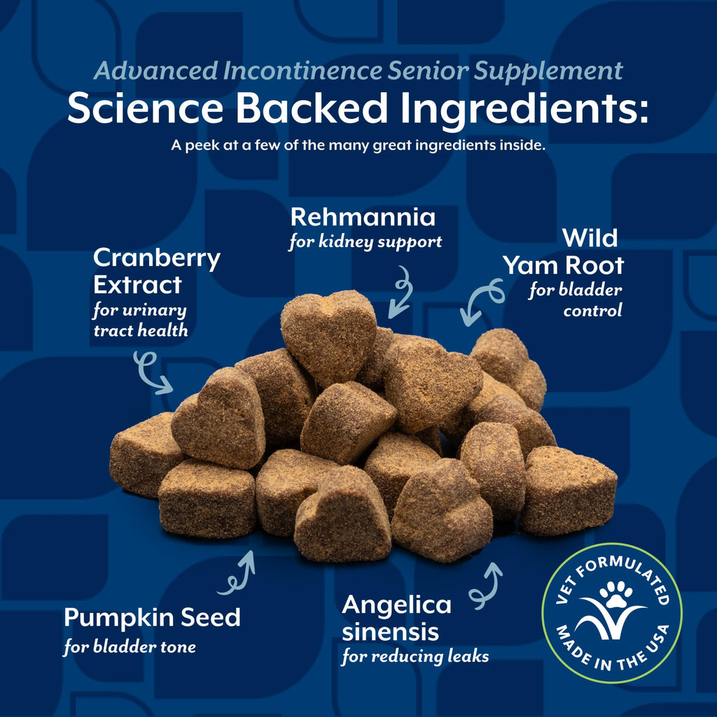 Senior Incontinence Dog Supplement 120 Ct F9195