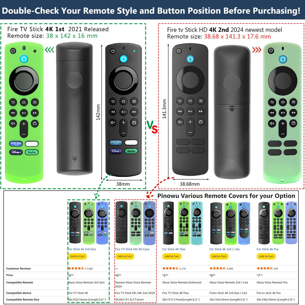 Silicone Remote Covers 3pcs Glow Green Blue Red A206270
