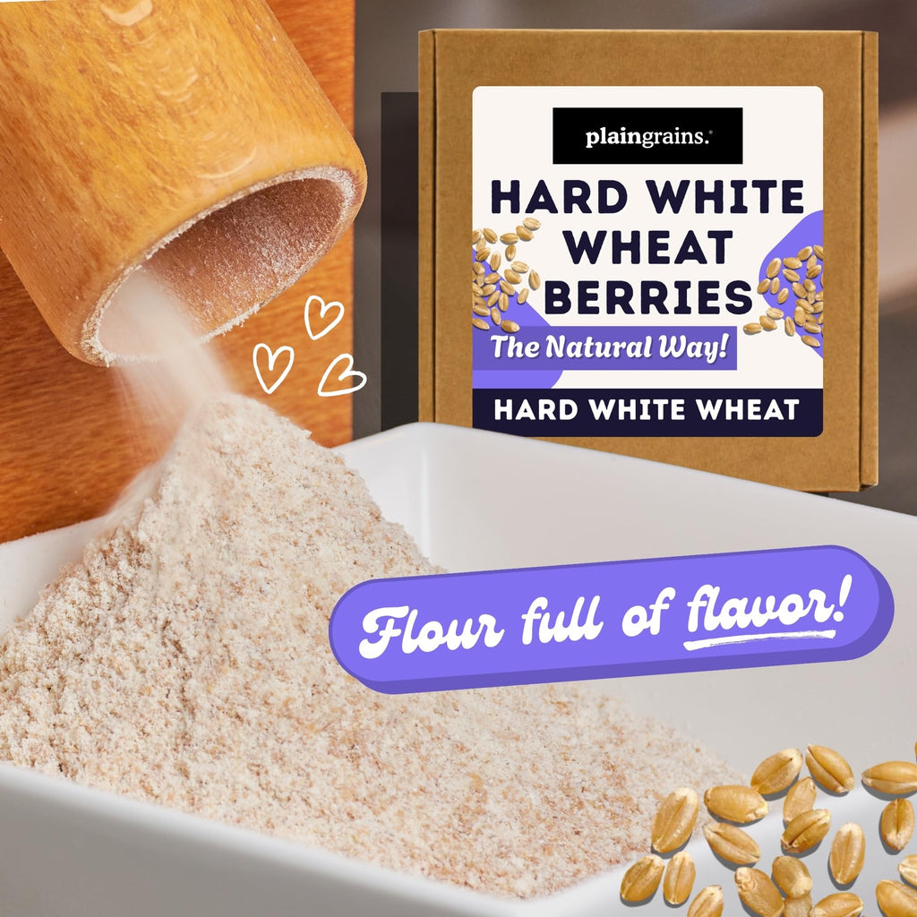 5.5 LB Dry Hard White Wheat Berries Whole Grain R23541