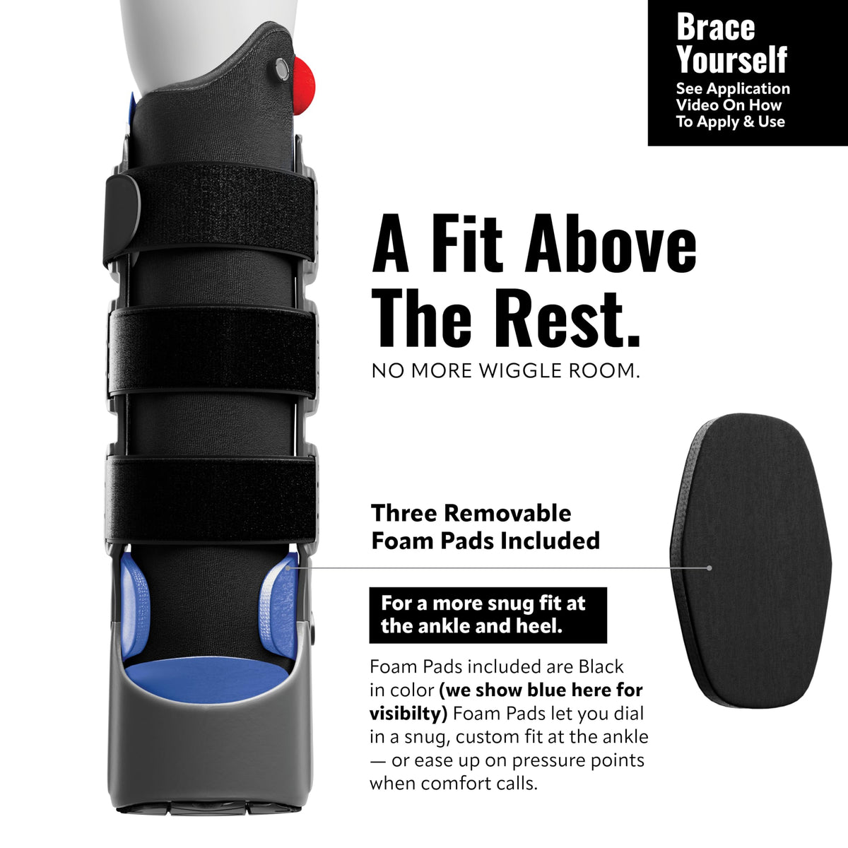 Fracture Boot Ankle Brace Large F38147