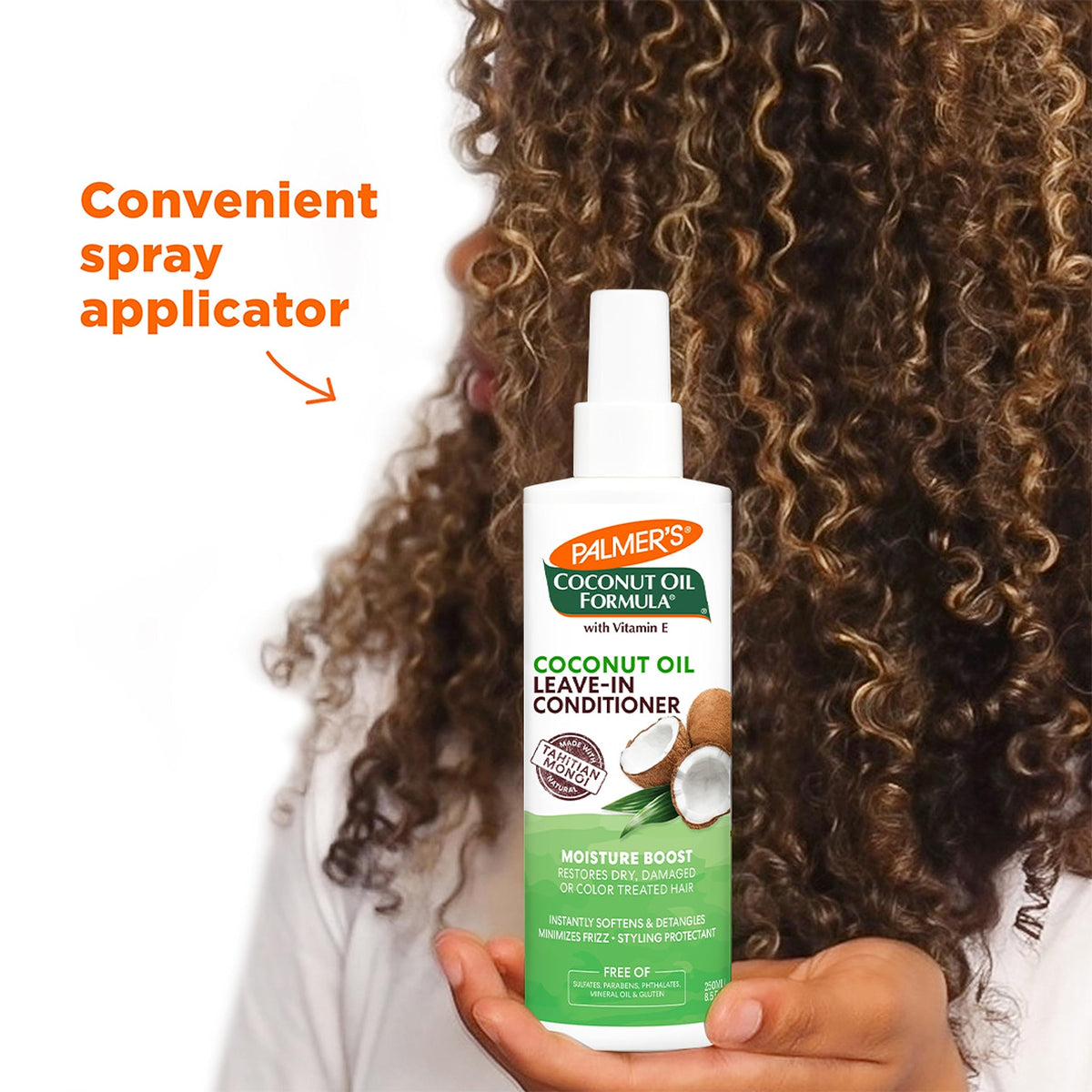 Coconut Oil Leave-In Conditioner Spray 8.5 Oz D456