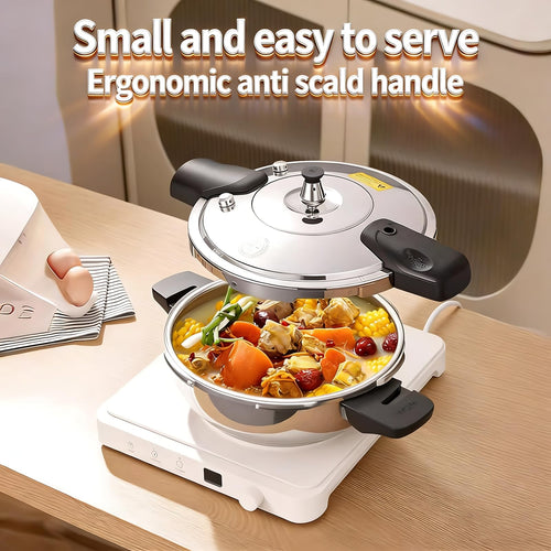 2.3L 304 Stainless Steel Mini Pressure Cooker I6184