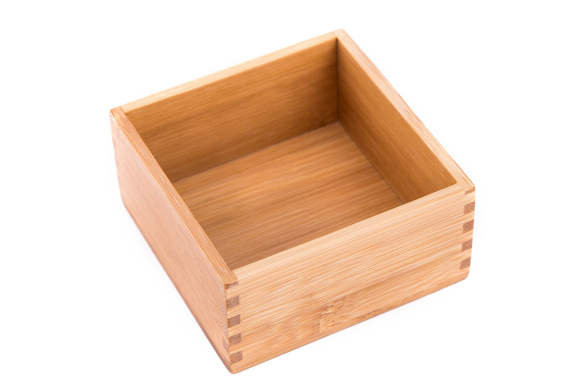 Bamboo Organizer Storage Boxes 4"*4" M525