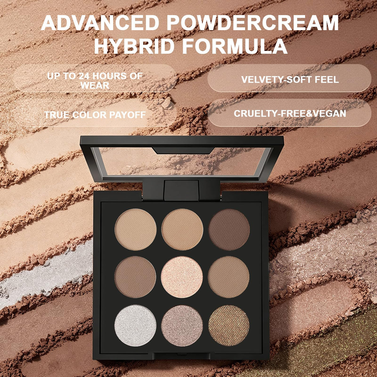 Neutral Eyeshadow Palette 9 Colors X451