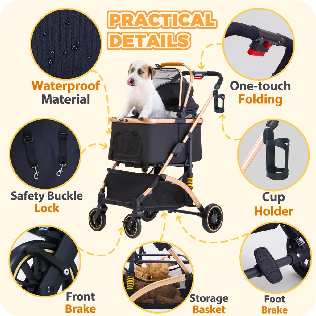 Pet Stroller for Small Dogs Cats B251799