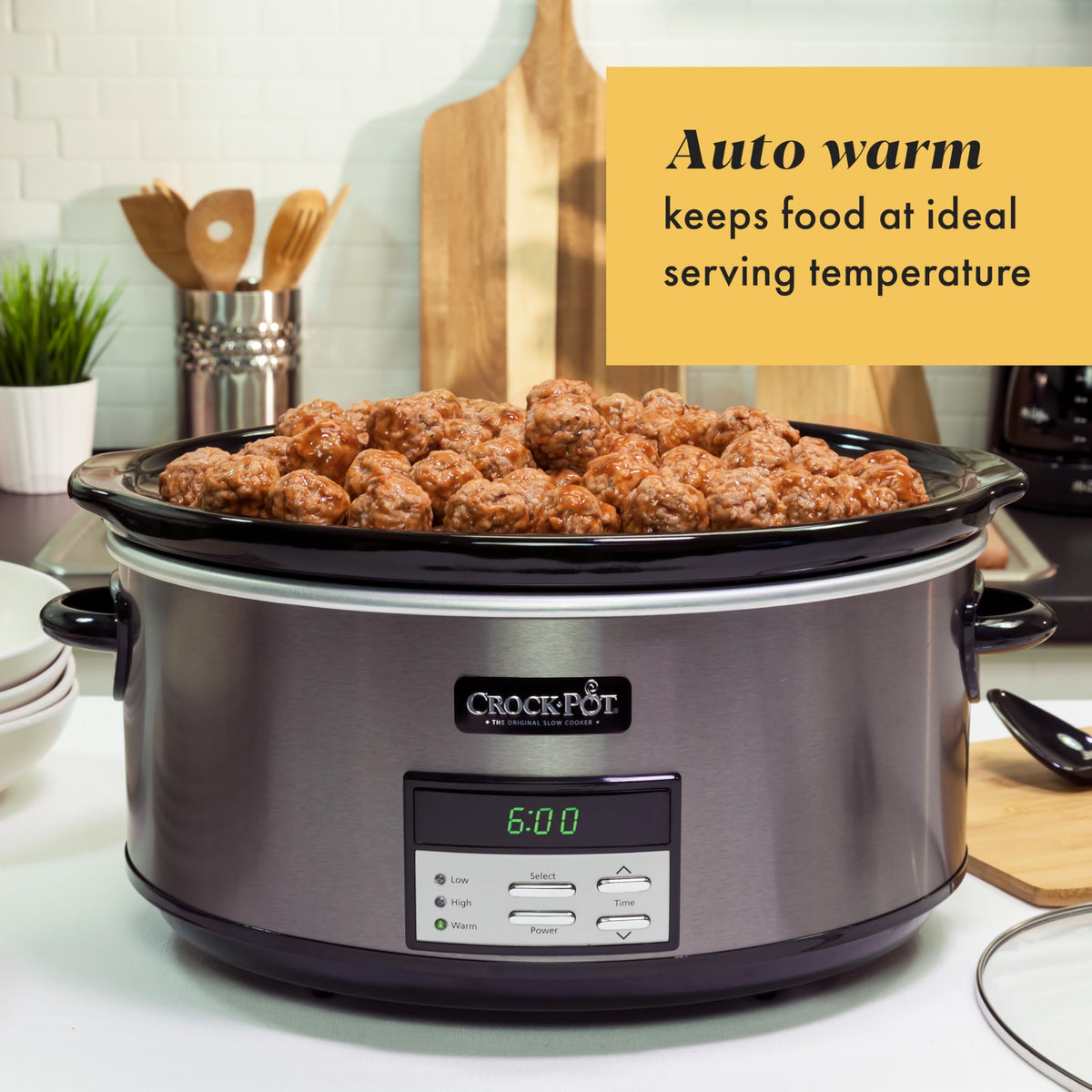 8-Quart Programmable Slow Cooker H25545