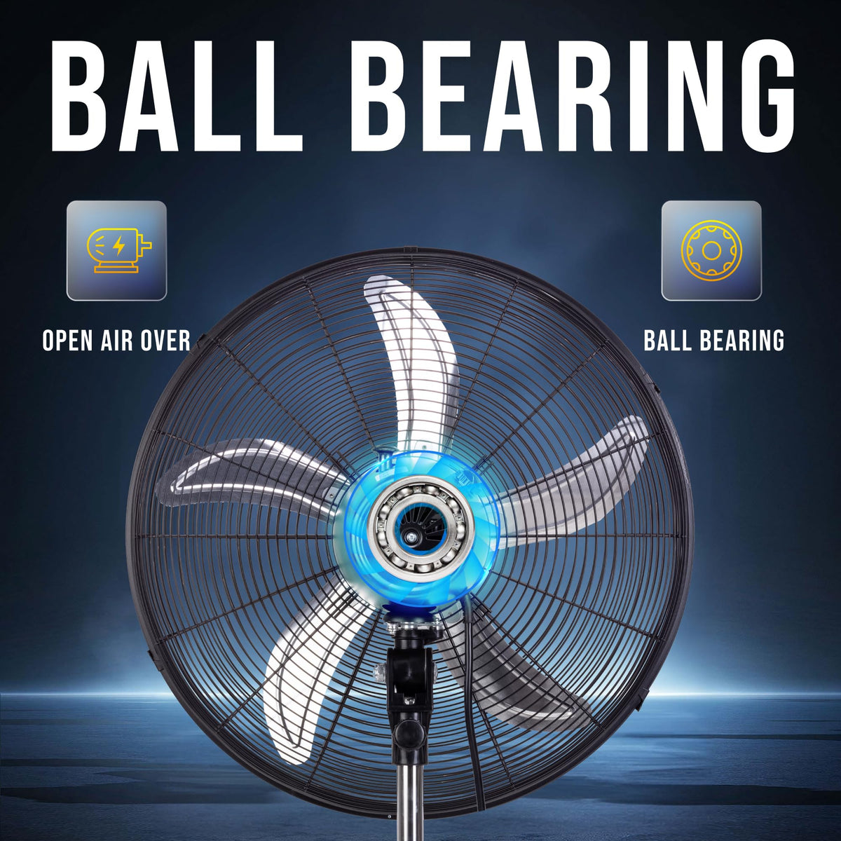 20” Oscillating Pedestal Fan, 3-Speed Q7774