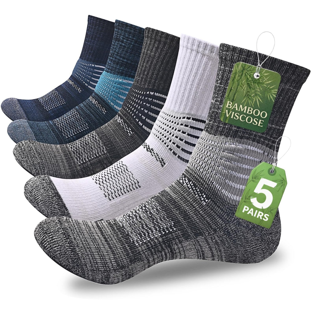 Compression Ankle Support Crew Socks 3 Pairs I456