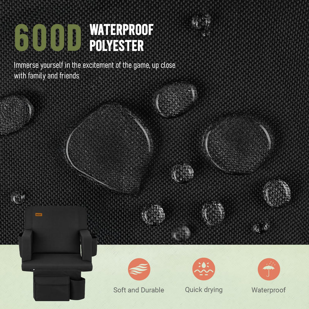 Stadium Seat with Back Support and Armrests Q223