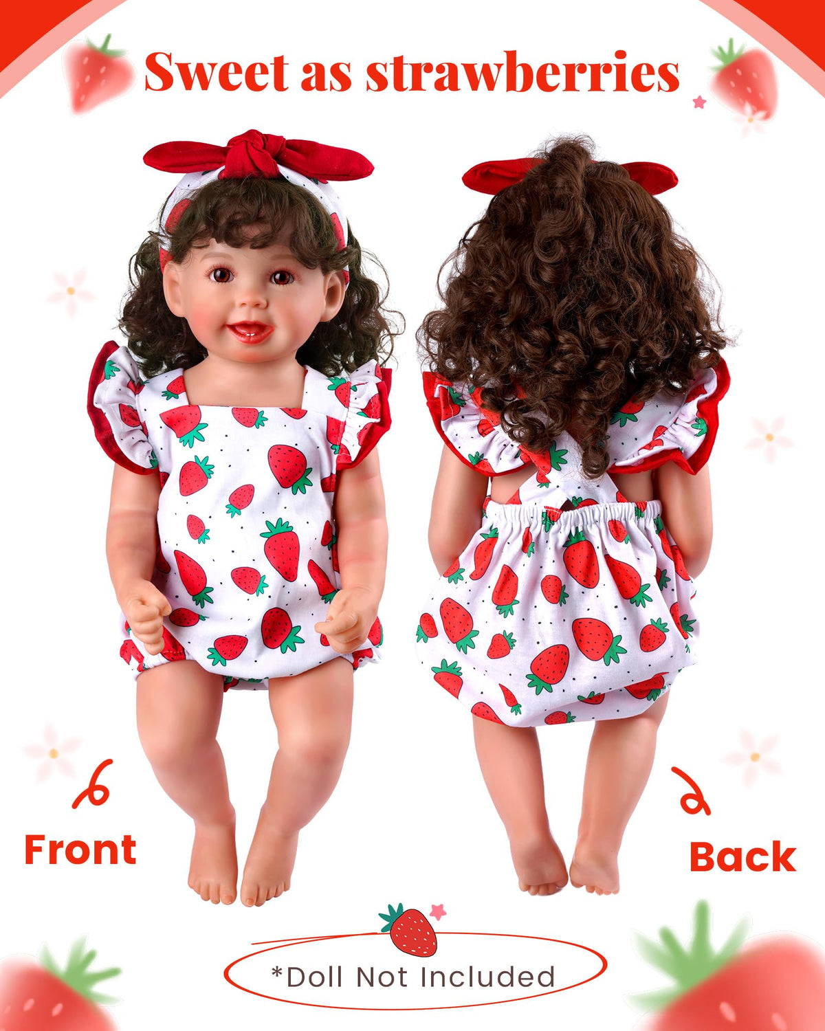 18-20 Inch Doll Clothes Strawberry Outfit Z8661